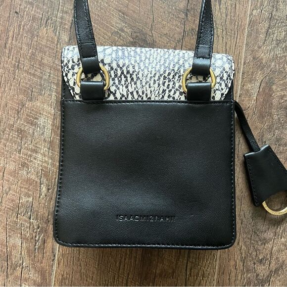 Isaac Mizrahi Mini Leather Crossbody Bag - Picture 6 of 15